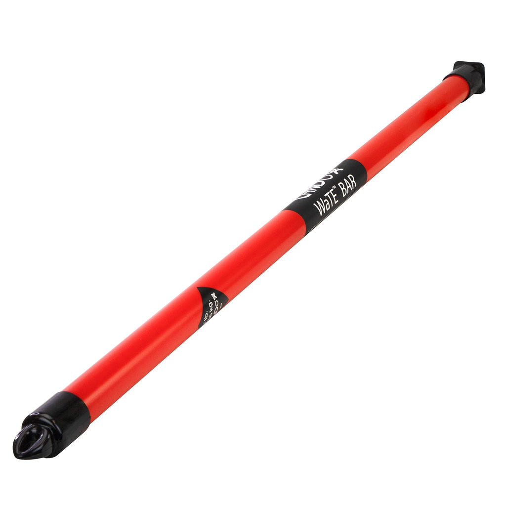 CanDo Slim WaTE Bar 3lb Red Total Body Workout Weighted Exercise Bar for Strength Training Toning and Physical Therapy