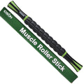 Idson Muscle Roller Stick for Athletes- Body Massage Sticks Tools Massager for Relief Muscle SorenessCramping and TightnessHelp Legs and Back RecoveryBlack Green